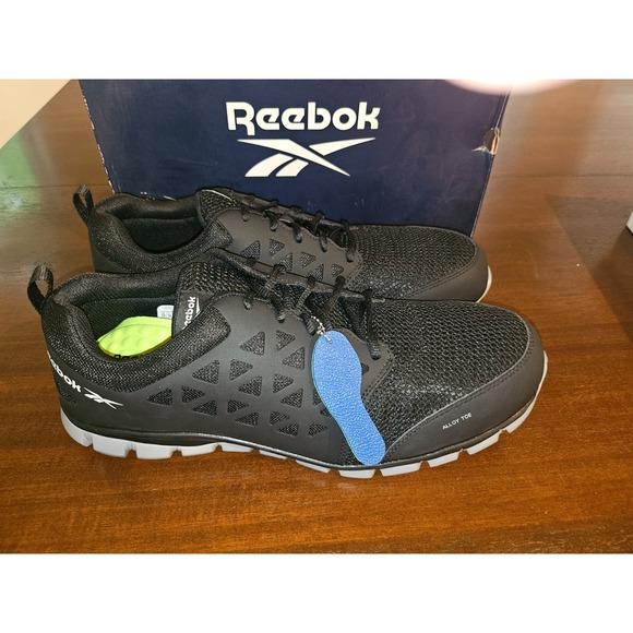 Reebok Men's Sublite Cushion Work Alloy Safety Toe Shoe Style RB4041 Size 15M - Picture 1 of 10